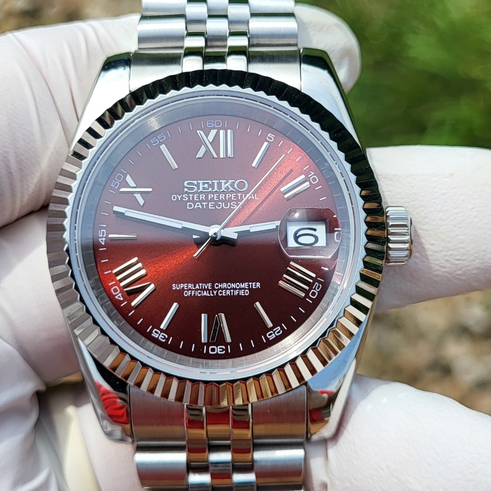 New Seiko Mod 36mm Automatic Watch